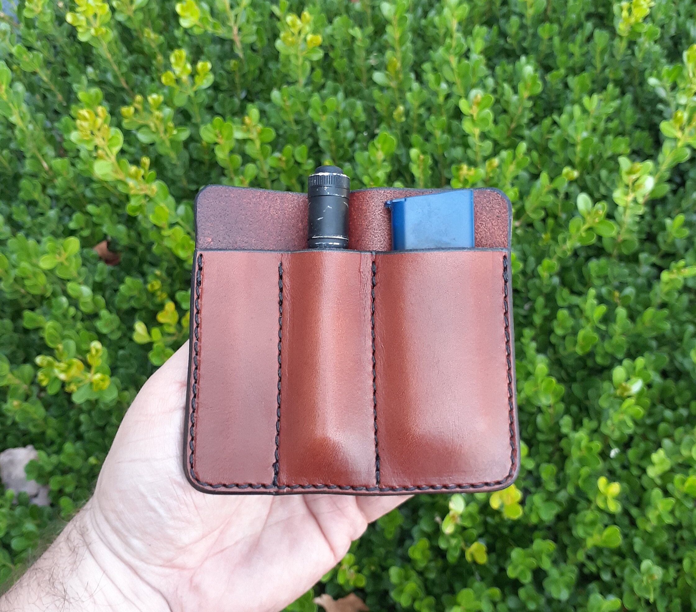 Leather Pocket Organizer Small Size 