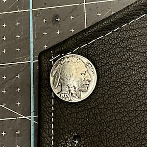 Indianer Kopf Nickel Knopf Schnappkopf passt nur Linie 24 Made in den USA
