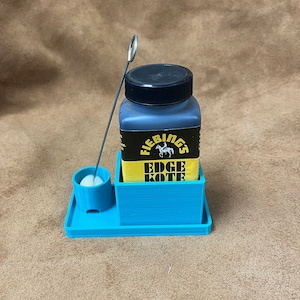 Turquoise dye holder for Fiebings and Angelus dye bottles