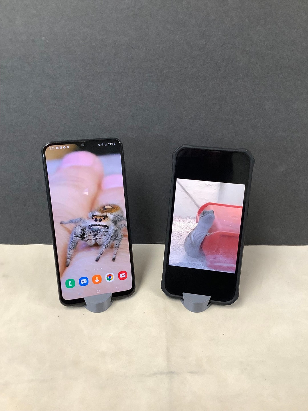 Minimalist Smart Phone Tablet Stand Two Sizes Available - Etsy