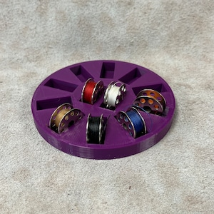 Dark purple bobbin holder U style bobbins for Juki Cobra Cowboy Adler Artisan Seiko Pfaff Brother industrial sewing machines