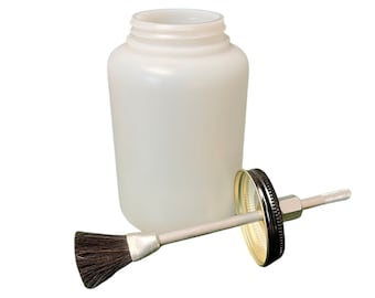 Cementdispenserfles navulbare houder van 16 oz met verstelbare borstelapplicator voor paardenhaar