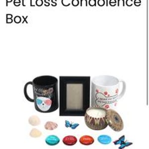 Haustier Verlust Kondolenz Box