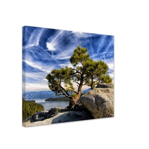 Emerald Bay, Lake Tahoe Canvas wrap print.
