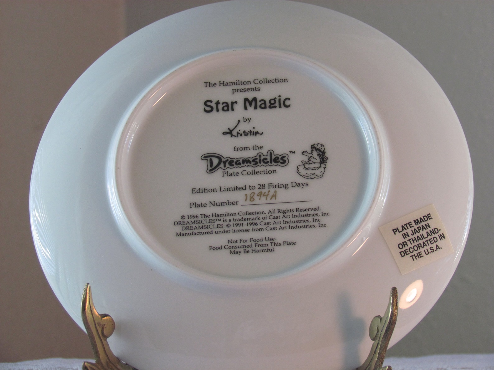 The Hamilton Collection Dreamsicles Star Magicby Kristin Decorative Plate Etsy