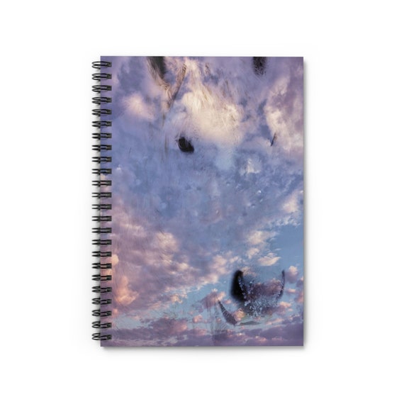 Wild Horse in Lavender Skies Spiral Notebook - Ruled Line