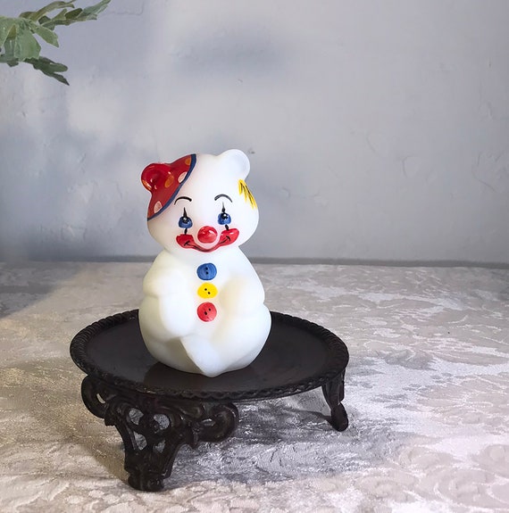 Fenton Centennial Countdown Celeberation Sitting Clown Bear Limited Edition #830/2005