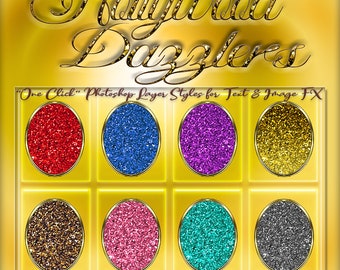 Hollywood Dazzlers Adobe Photoshop レイヤー効果スタイル デジタルダウンロード