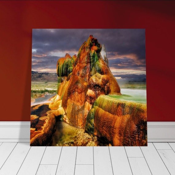 Fly Geyser Nevada Aluminum Print