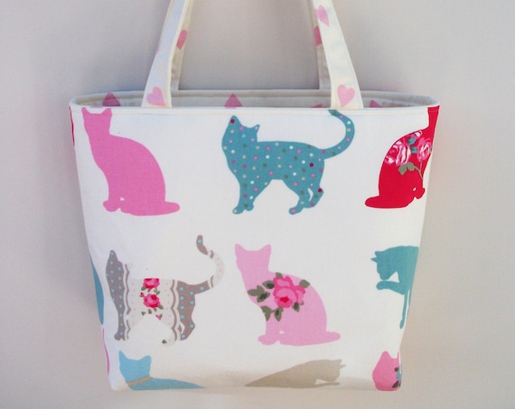 cat themed tote bags