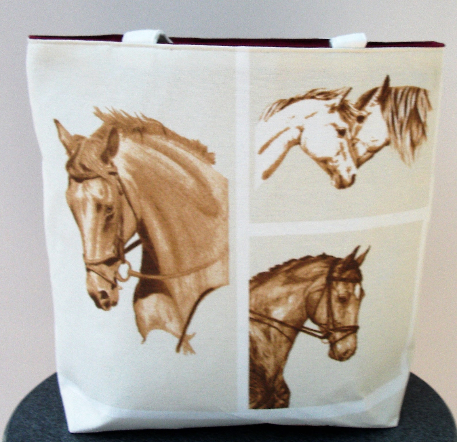 Horse themed tote bag horse tote gift for horse lover Etsy