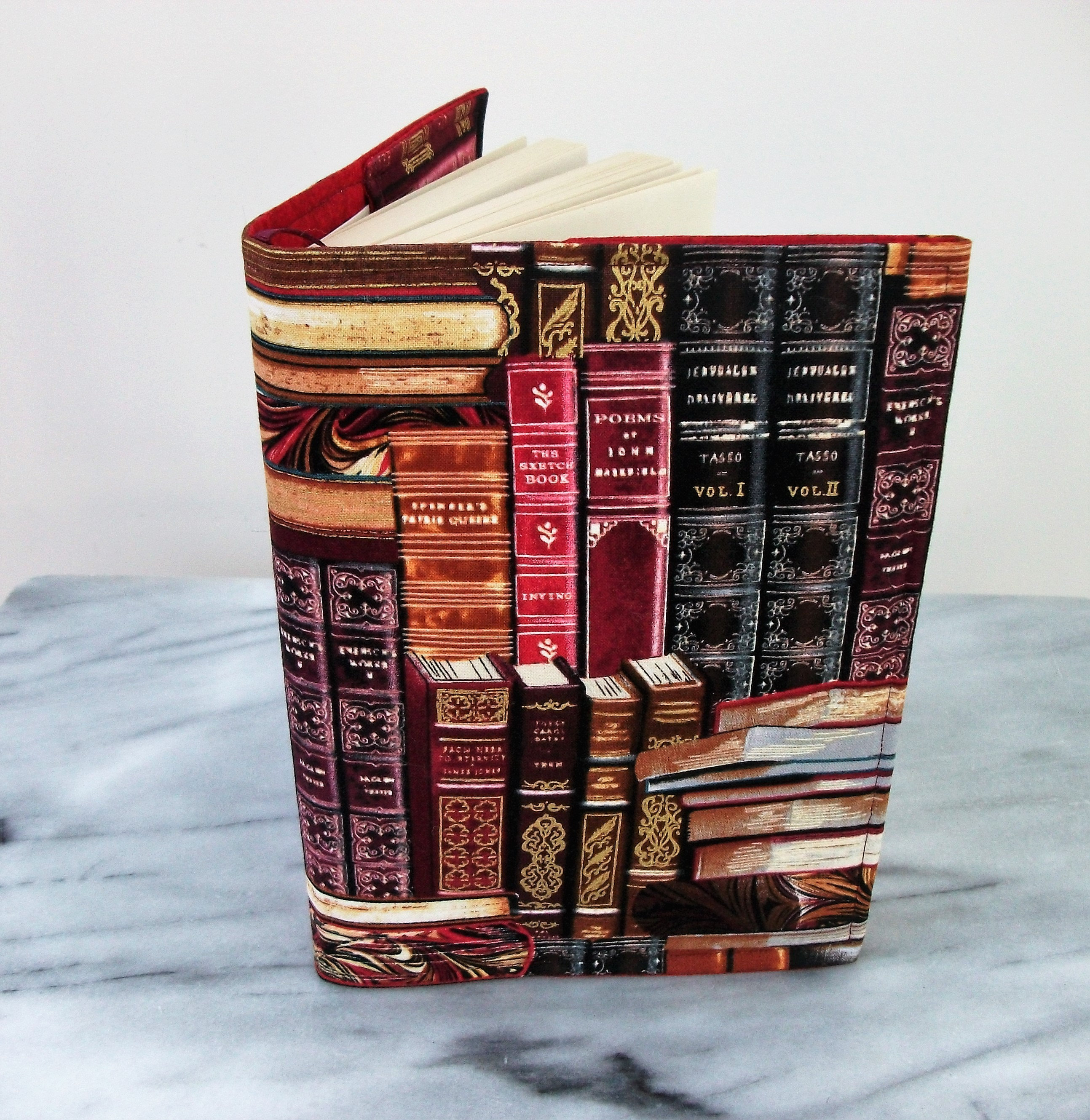 Book Sleeve Book Dust Jacket Book Protector Fabric Book Etsy UK