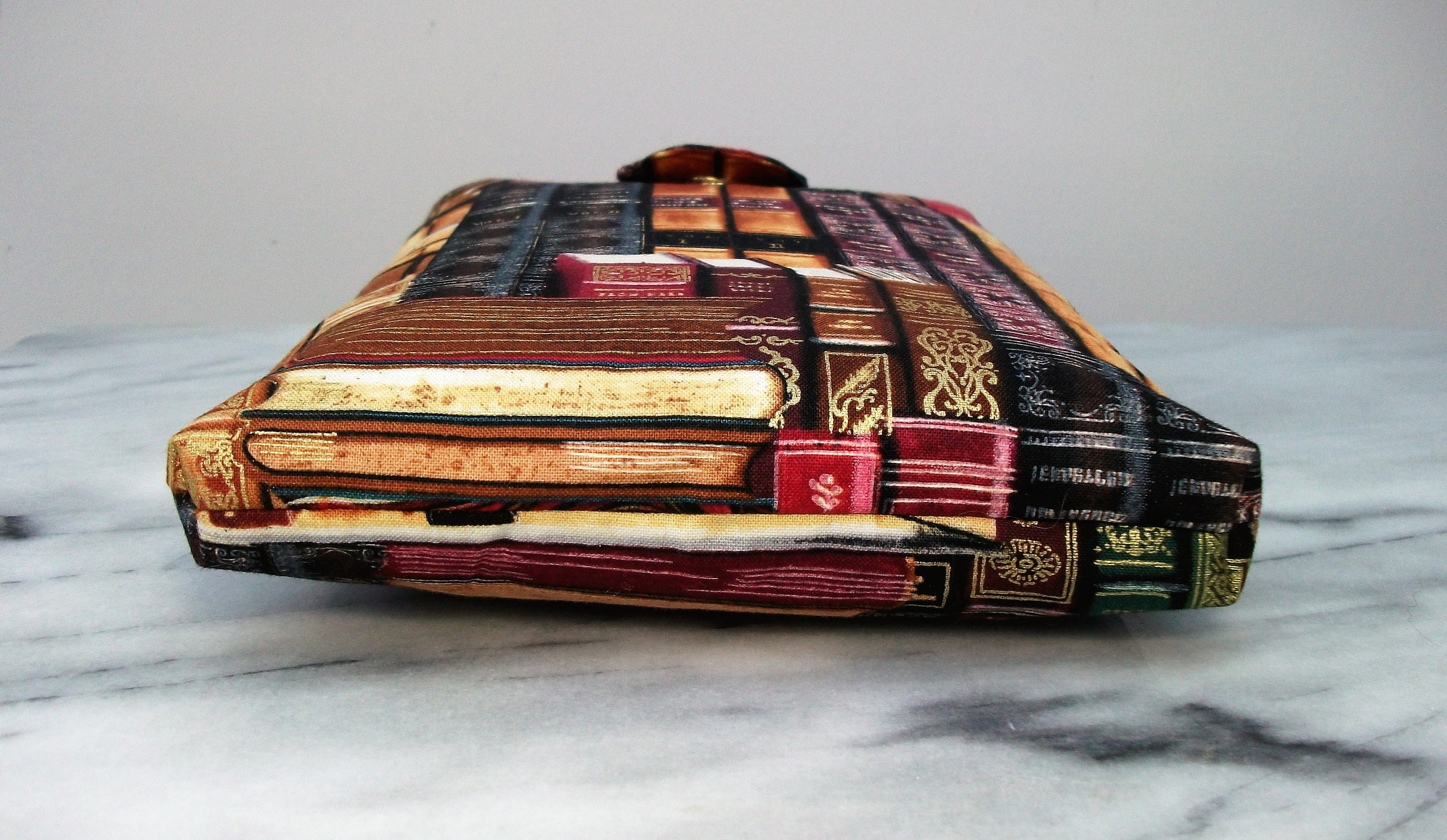 Book pouch gift for book lover book cover gift for her Etsy