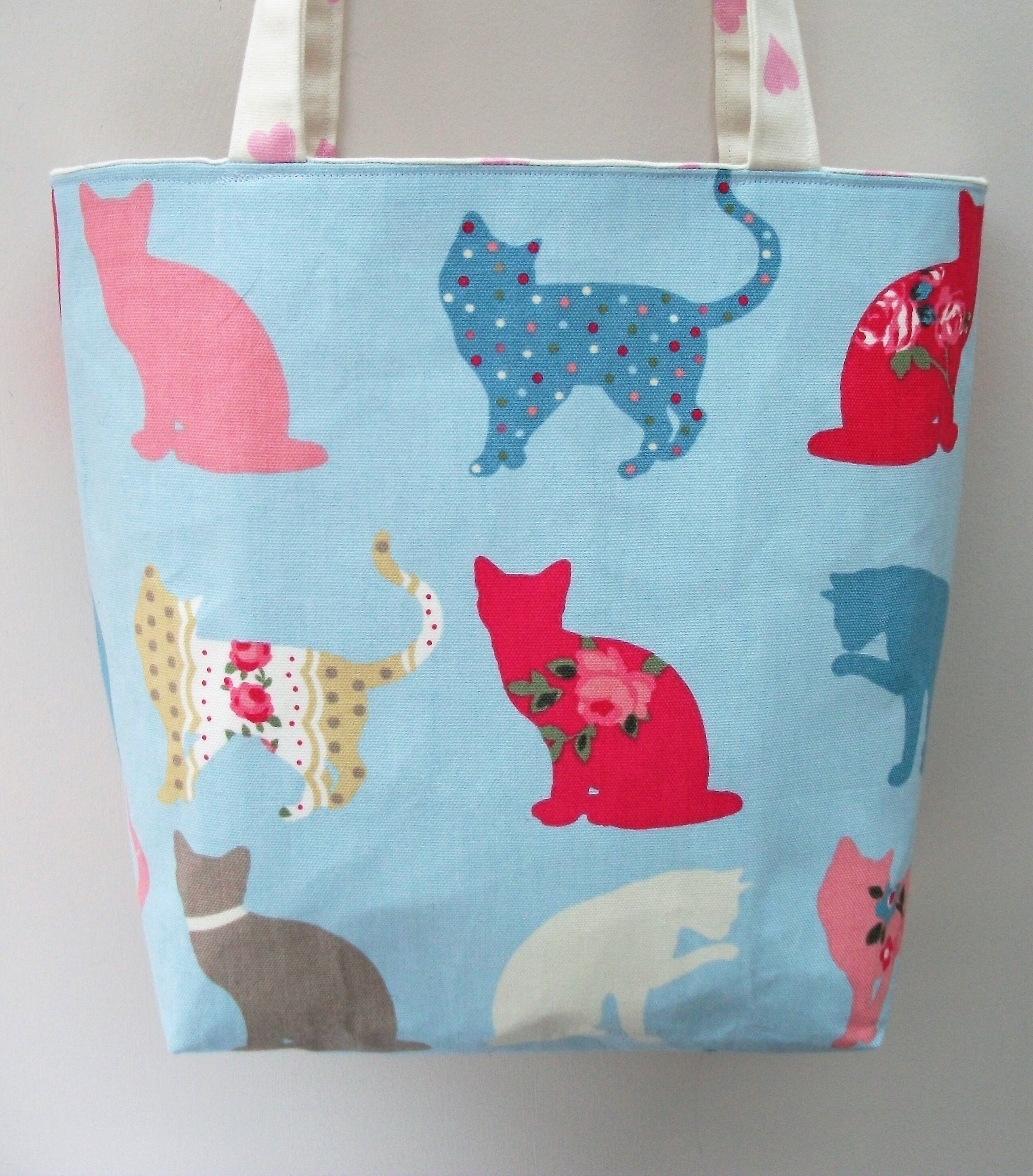cat themed tote bags