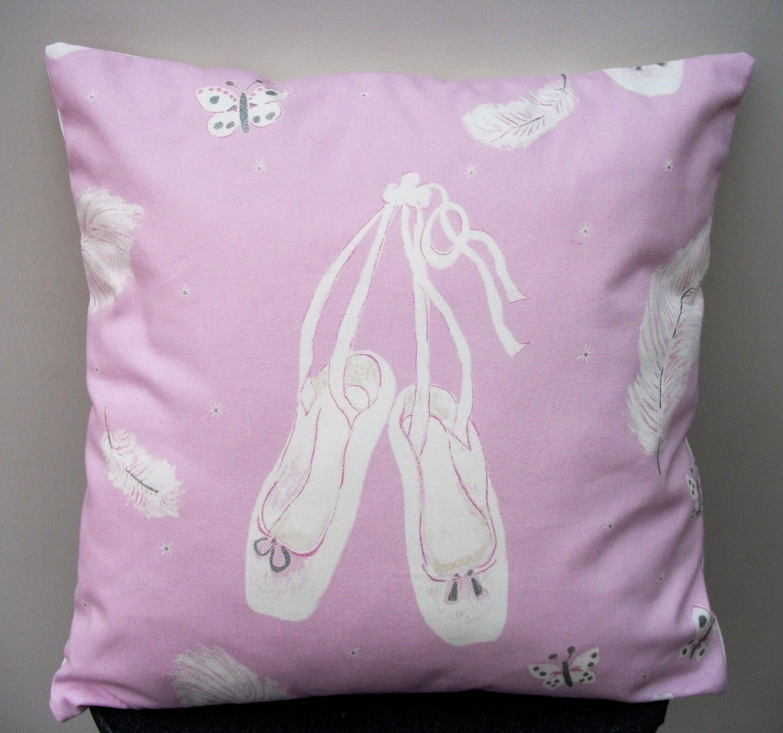 ballerina cushion cover, ballerina pillow, ballet dancer gift, ballerina gift, ballet decor, gift for her, gift for ballet lover