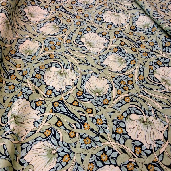 William Morris Fabric by the Yard Etsy