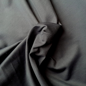 Black Elastane Swimwear Fabric for Activewear, Bikinis and Swimwear, Per 50cm