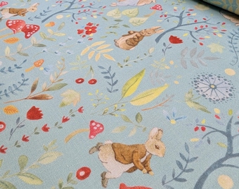 Beatrix Potter Baumwolle Quilting Schneiderei Stoff PR22-Peter Rabbit