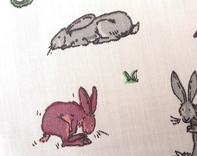 Guess How Much I Love You Rabbit Fabric2 Colours Etsy