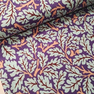 William Morris Kaffe Fassett Oak Leaves Patchwork Weight Cotton Fabric per 50cm PWKWOO3 OAK