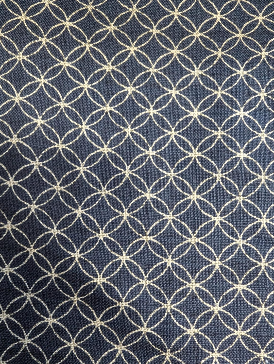 Photo inspiration: Cotton Indigo Dye Reference: Authentic Japanese Cotton Indigo Dye Shippou Fabric Per 50Cm 88223