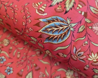 Quilt Baumwollstoff Himbeer Pink Patchwork Stoff DHER 1025 Pro 50 cm