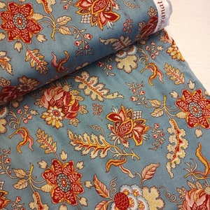 Dutch Heritage Cotton Fabric for Patchwork Quilting DHER 1022 BLUE Per 50cm