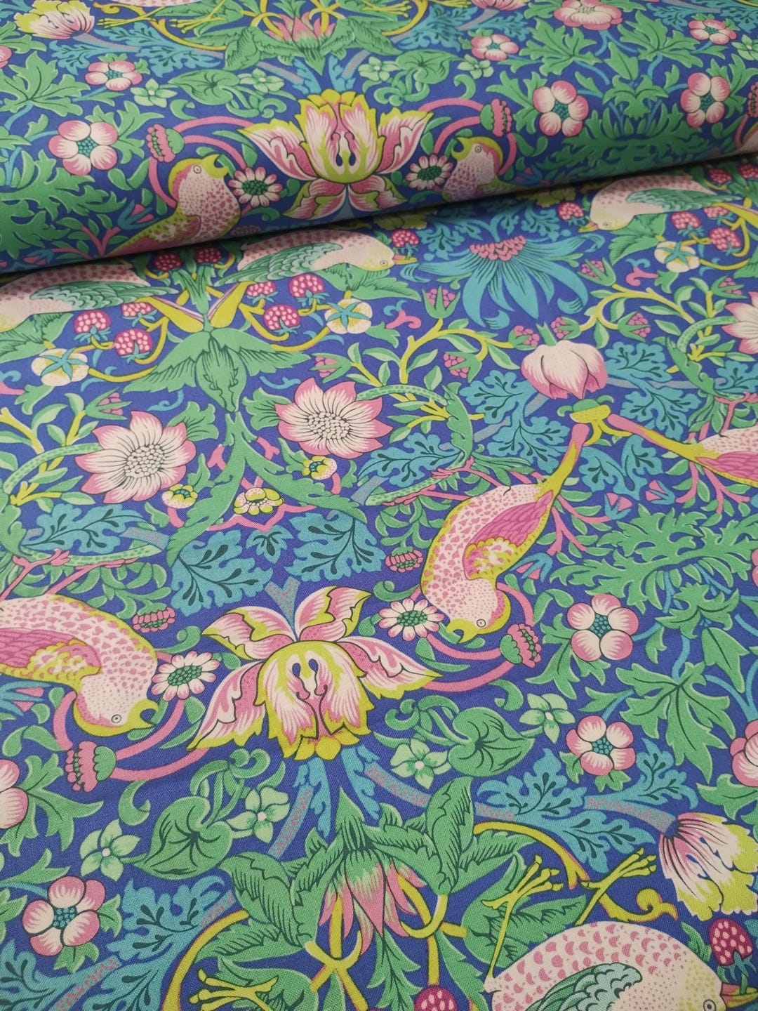 Kaffe Morris Strawberry Thief  Blue