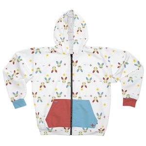 Kawaii Plusle & Minun- Unisex Zip Hoodie