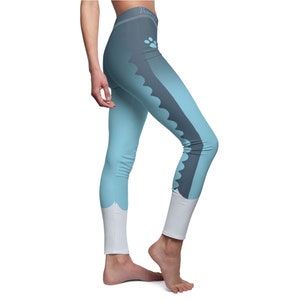 Vaporeon Inspired- Women&#39;s Cut & Sew Leggings