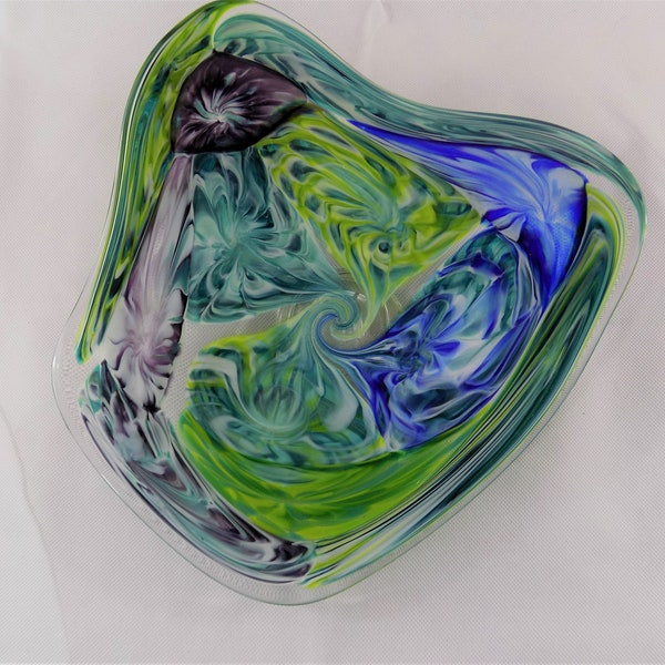 Blown Glass Wall Art Etsy
