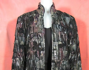 1970s Roberto Cavalli Leather Fringe Suit / Jacket / Skirt