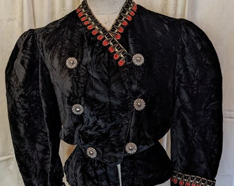 Edwardian Velvet Jacket Victorian