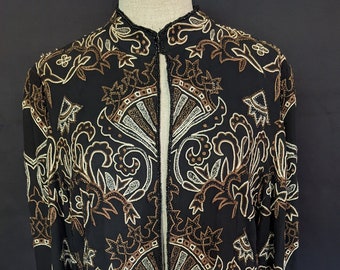 80s Avani Evening Jacket Embroidered Beaded