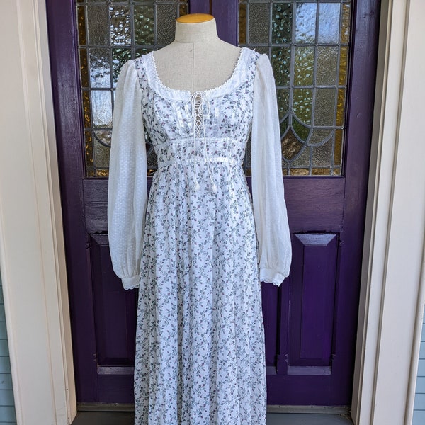 Vintage Gunne Sax Lace Top M-L