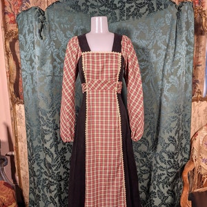 1970s Patchwork Dress Gunne Sax Style image 1