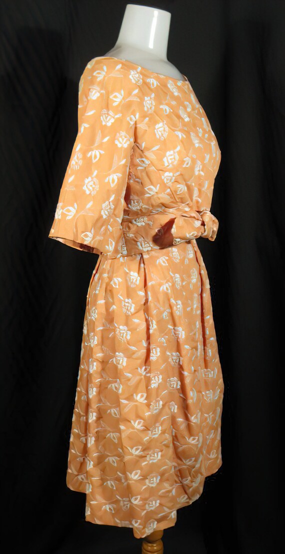 50s Embroidered Dress and Jacket - image 3