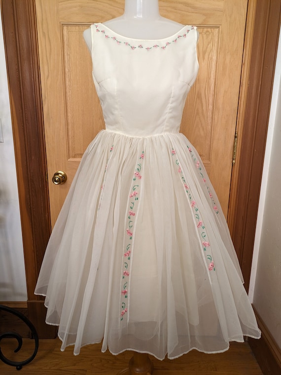 1950s Prom Wedding Dress VLV