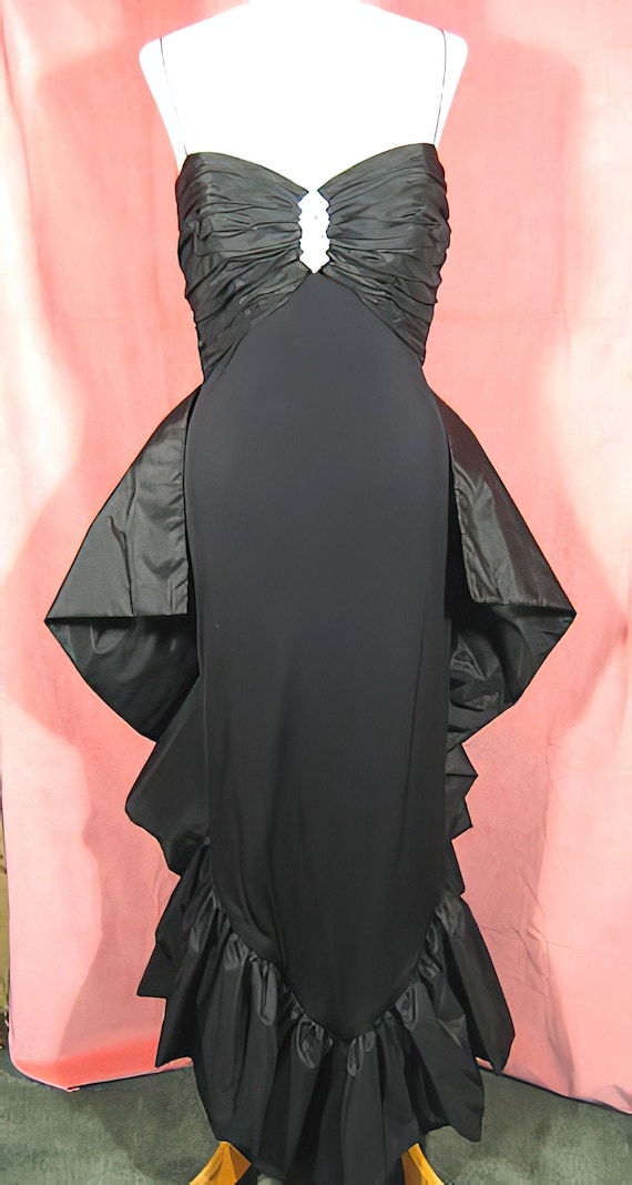 1970s Jill Richards Evening Gown Dress