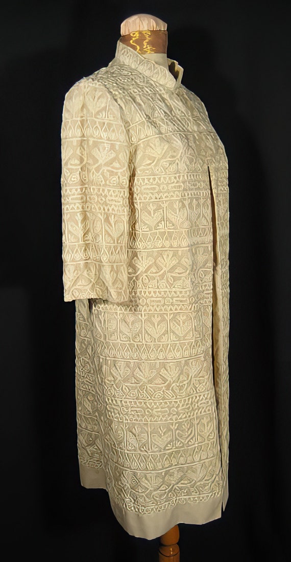 60s Andrea Gayle Embroidered Coat - image 3