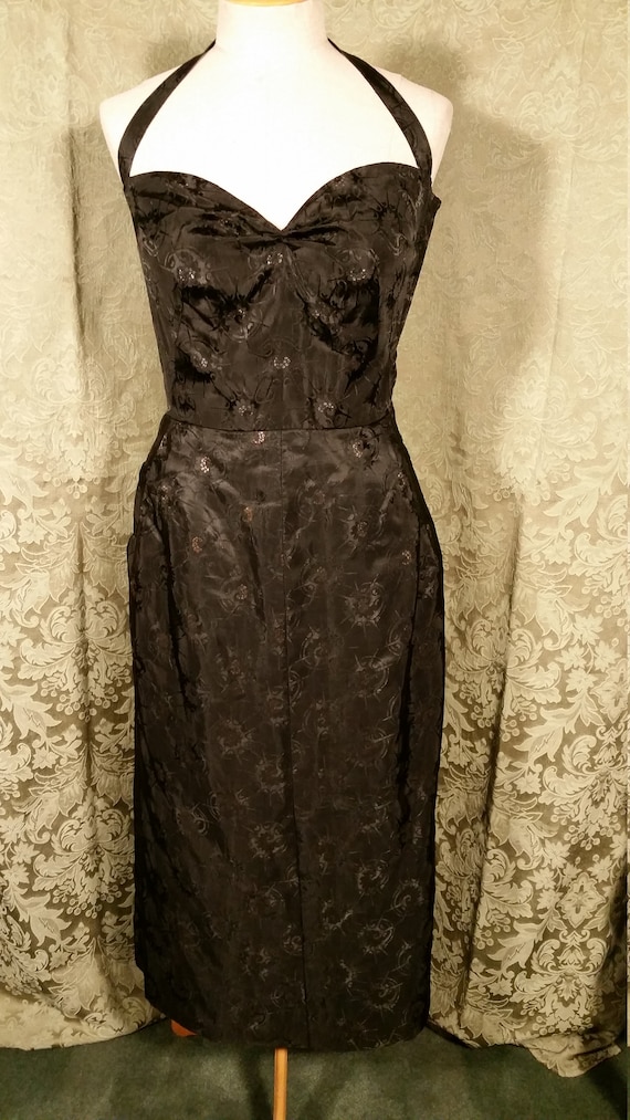 1950s Bombshell Cocktail Dress
