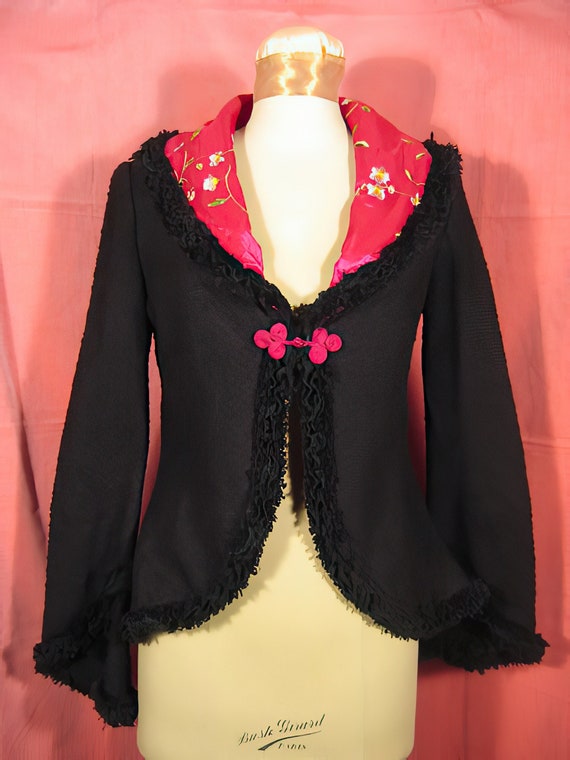 Joy Luck Jacket with Embroidered Collar