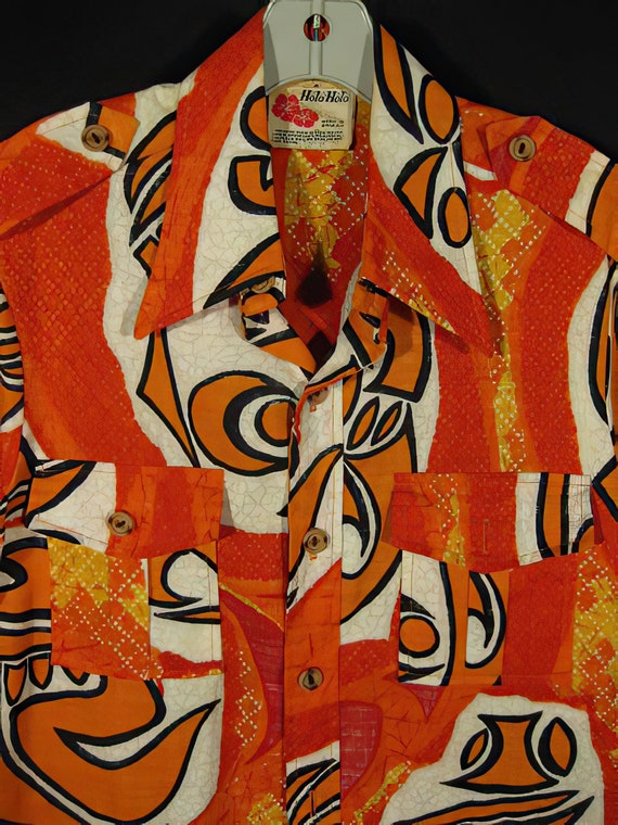 1960s Holo Holo Hawaiian Shirt James Bond Safari - image 2