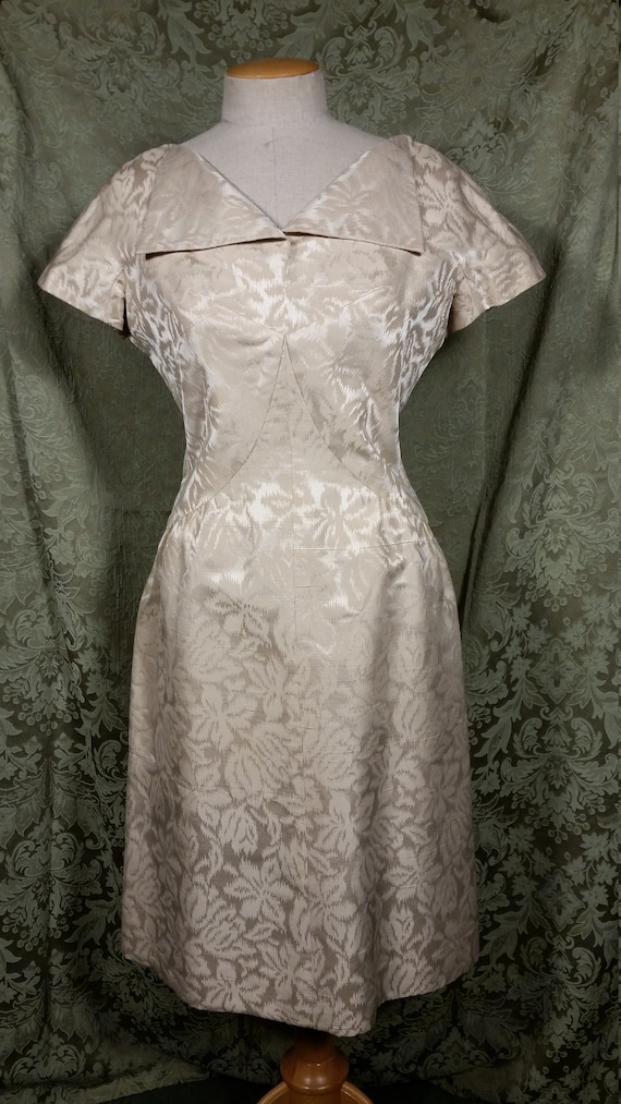 1960s Adele Simpson Silk Dress