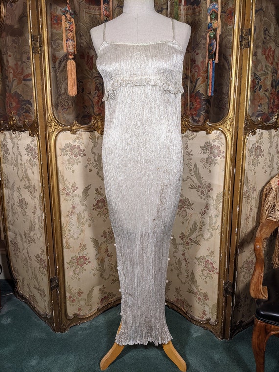 1970s Zandra Rhodes Dress Delphos Gown