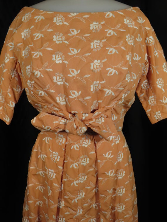 50s Embroidered Dress and Jacket - image 2