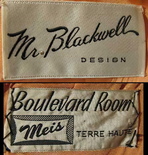 60s Mr. Blackwell Dress Bombshell Wiggle - image 6