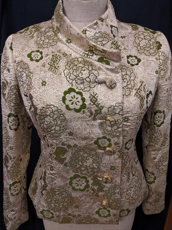 1960s Ikat Brocade Mollie Parnis Set main image 0