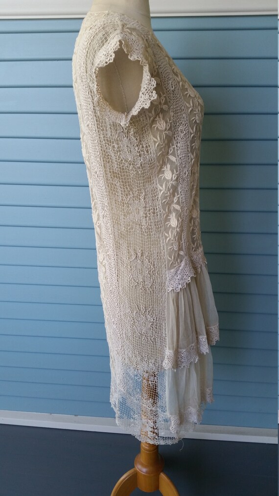 Vintage 1920 S Mixed Lace Wedding Dress Gem Il 570xN.1961709159 45ah