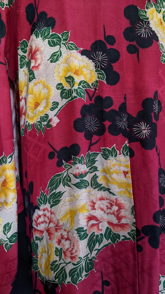 30s Japanese Haori Kimono Robe - image 6